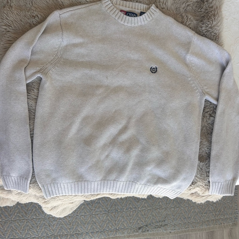 Fila vintage Men's Cream Sweater
